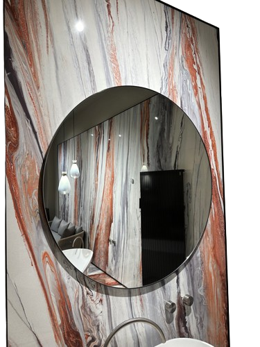 Slika od OGLEDALO TITANIJUM FI 100 CM