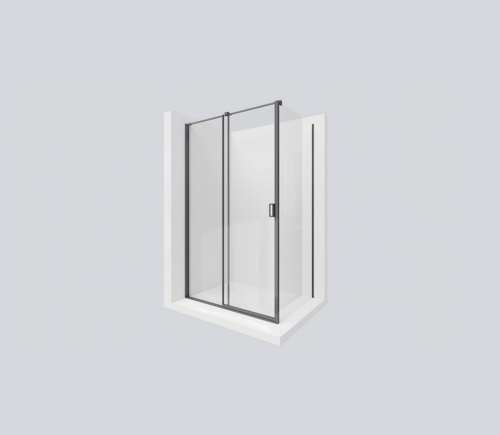 Slika od TUŠ KABINA SA_SC_SE (160X90X220) GUN METAL