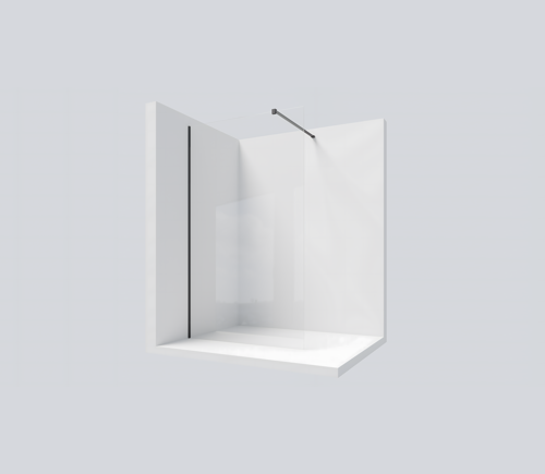 Slika od FIKSNO/BOČNO STAKLO MODEL SC 80CM GUN GREY