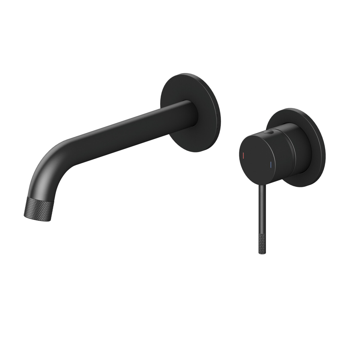 Slika od MINIMALIST ZIDNA SLAVINA ZA LAVABO CRNA MAT