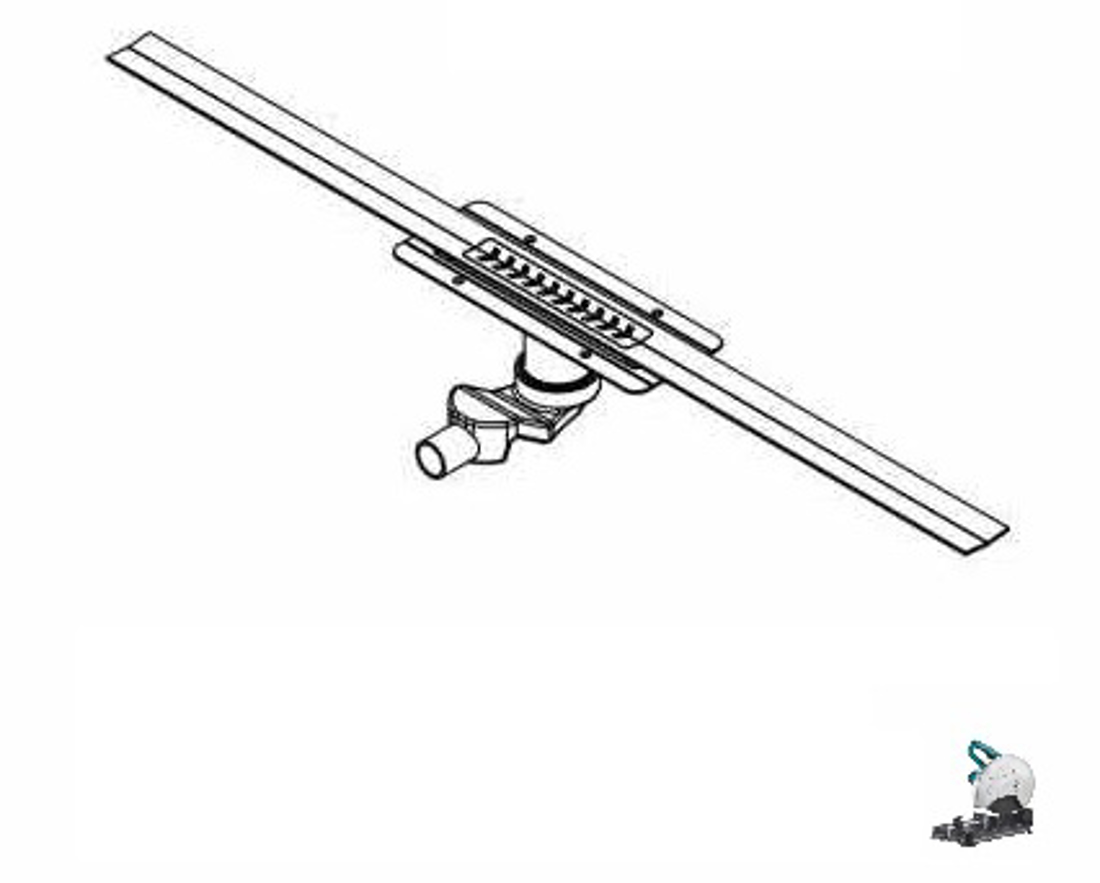 Slika od REŠETKA ZA TUŠ KABINU 1000 MM (600-1000mm)