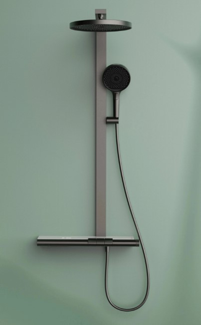 Slika od BRUCE SHOWERPIPE TERMOSTATSKI GUN GREY