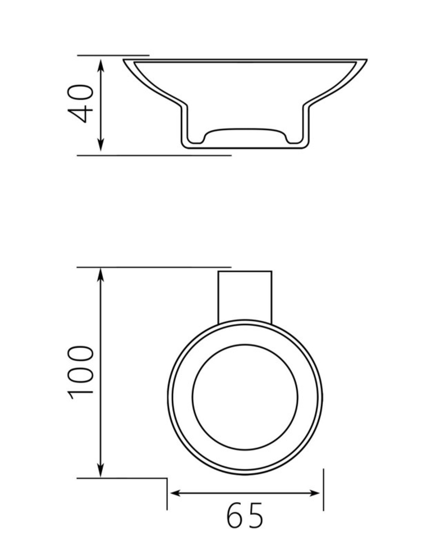 Slika od LIRIS DRZAC SAPUNA HROM