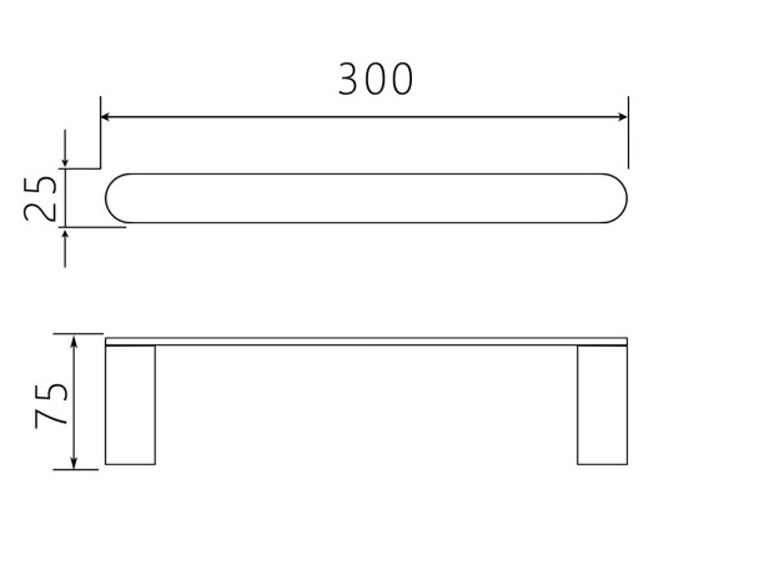 Slika od LIRIS DRŽAČ PEŠKIRA HROM