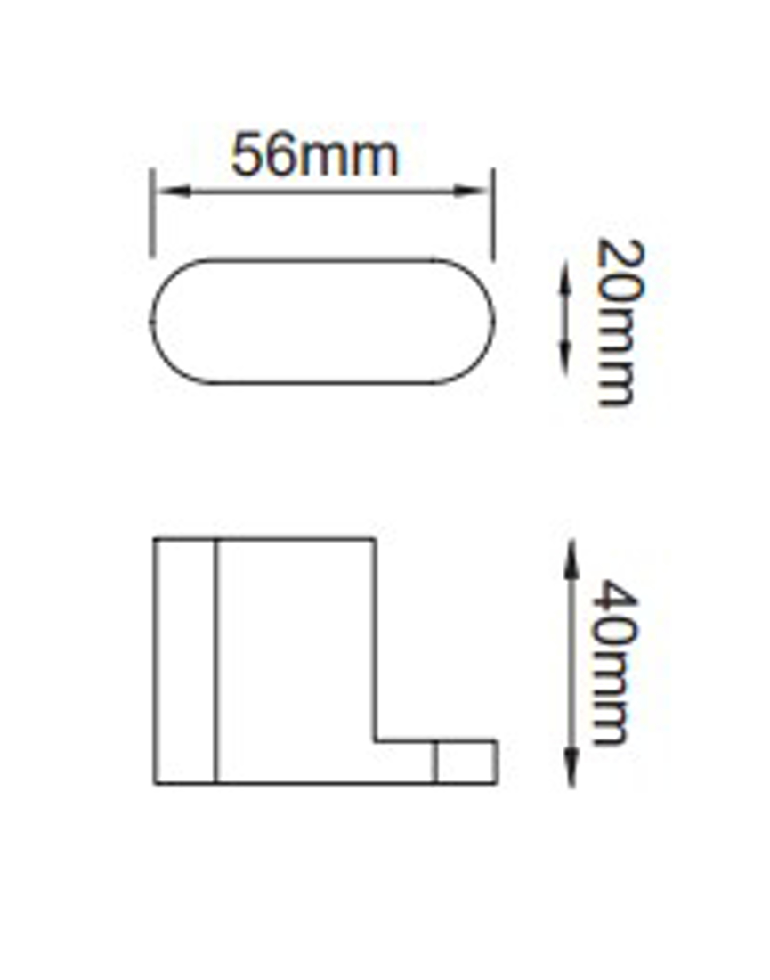 Slika od 25 SERIES KUKICA ZA PEŠKIR MATT BLACK