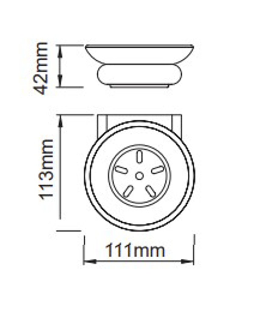 Slika od 25 SERIES DRŽAČ SAPUNA MATT BLACK