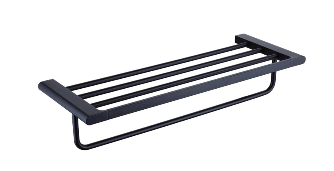 Slika od 25 SERIES DRŽAČ ZA PEŠKIR POLICA 60 CM MATT BLACK