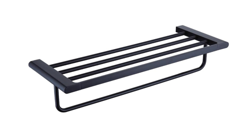 Slika od 25 SERIES DRŽAČ ZA PEŠKIR POLICA 60 CM MATT BLACK