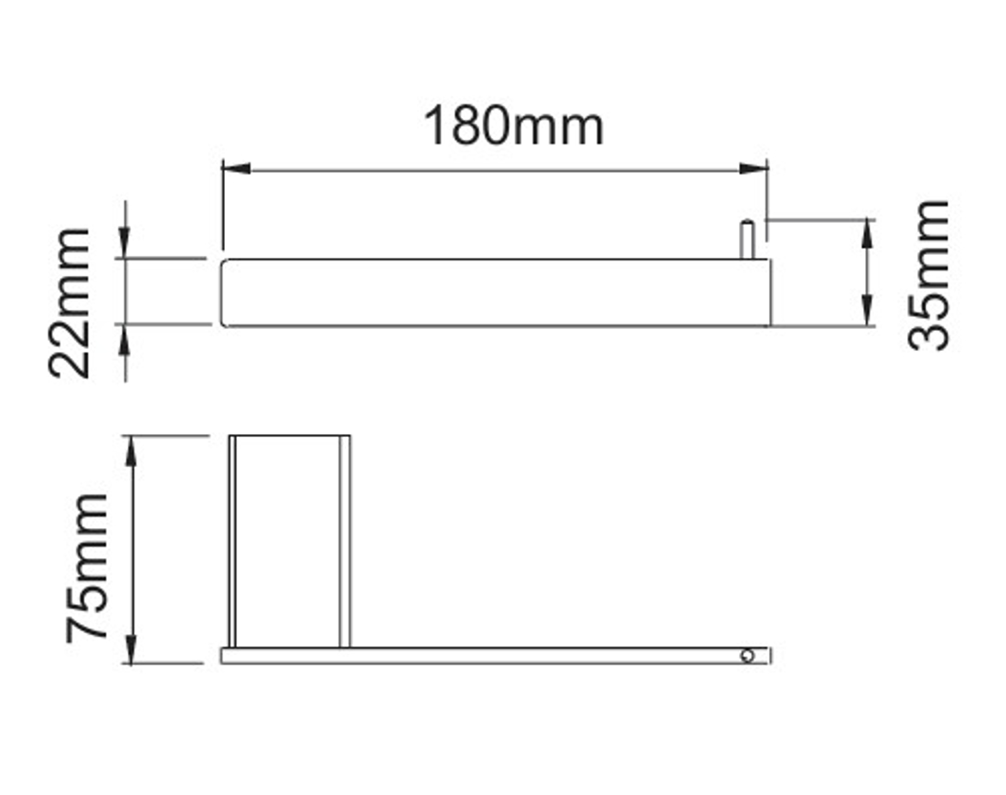 Slika od 69 SERIES DRŽAČ ZA WC PAPIR GUN GREY