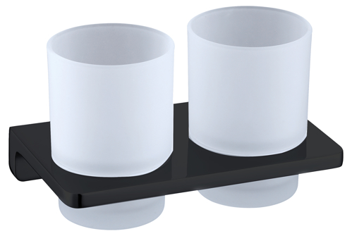 Slika od 25 SERIES DRŽAČ ZA CETKICE DUPLI MATT BLACK