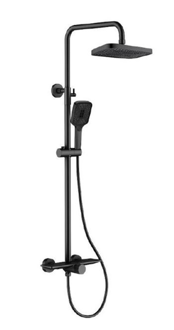 Slika od COOL SHOWERPIPE SA POLICOM BLACK CERAMIC