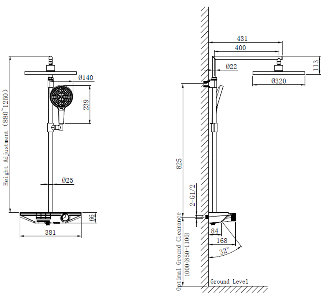 Slika od ERA TUŠ SET GUNMETAL