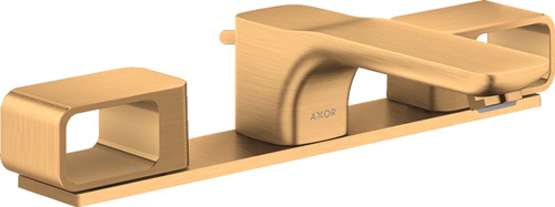 Slika od Urquiola 3-hole basin mixer 50 with plate and pop-up waste set