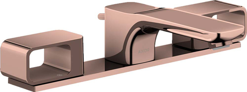 Slika od Urquiola 3-hole basin mixer 50 with plate and pop-up waste set