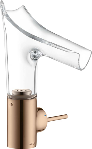 Slika od Starck V Single lever basin mixer 140 with glass spout and waste set