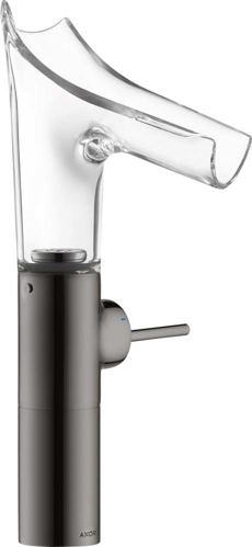 Slika od Starck V Single lever basin mixer 220 with glass spout for wash bowls with waste set