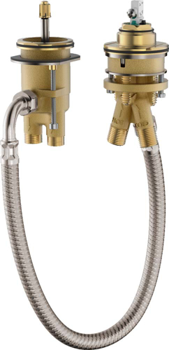 Slika od Basic set for 2-hole rim mounted bath mixer
