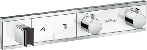 Slika od RainSelect Thermostat for concealed installation for 2 functions with integrated shower holder