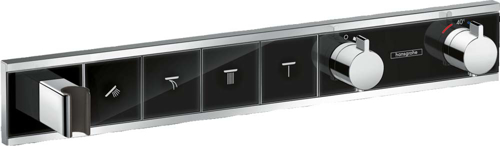 Slika od RainSelect Thermostat for concealed installation for 4 functions with integrated shower holder