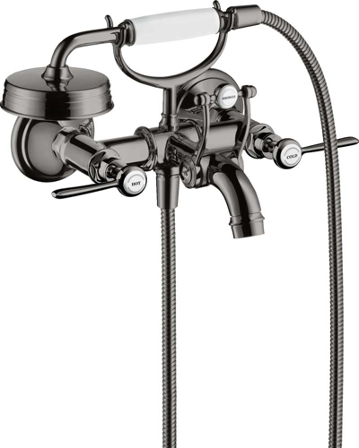 Slika od Montreux 2-handle bath mixer for exposed installation with lever handles