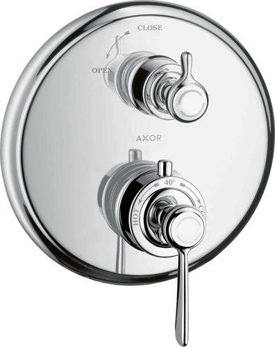 Slika od Montreux Thermostat for concealed installation with lever handle and shut-off valve
