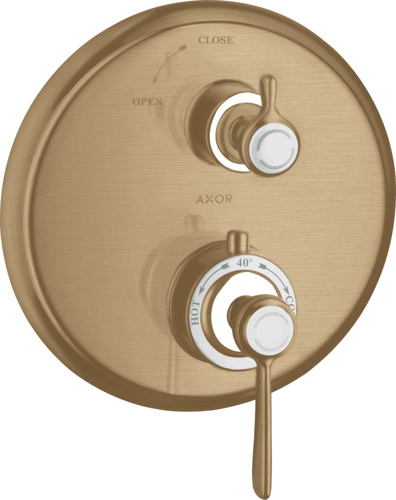 Slika od Montreux Thermostat for concealed installation with lever handle and shut-off valve