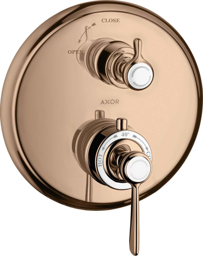 Slika od Montreux Thermostat for concealed installation with lever handle and shut-off valve