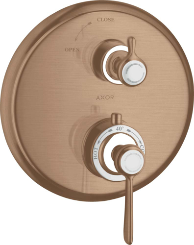 Slika od Montreux Thermostat for concealed installation with lever handle and shut-off valve