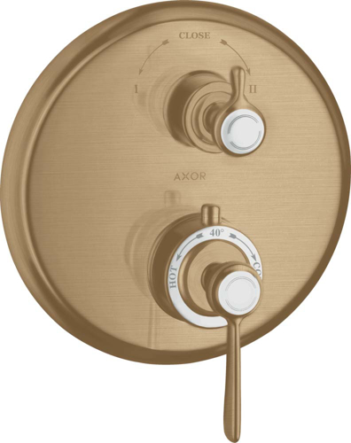 Slika od Montreux Thermostat for concealed installation with lever landle and shut-off/ diverter valve