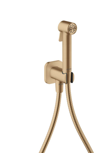 Slika od Bidette Showers Bidette hand shower 1jet softsquare for cold water with shower holder and shower hose 1.25 m