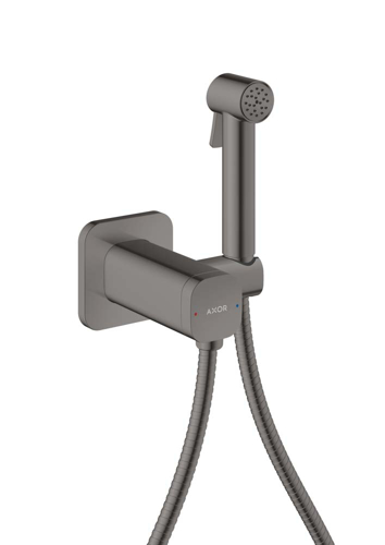 Slika od Bidette Showers Bidette hand shower 1jet softsquare for mixed water with shower holder and shower hose 1.25 m