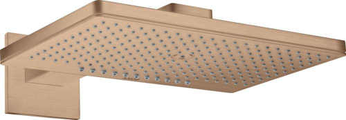 Slika od ShowerSolutions Overhead shower 460/300 2jet with shower arm and square escutcheon