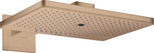 Slika od ShowerSolutions Overhead shower 460/300 3jet with shower arm and square escutcheon