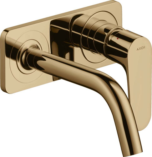 Slika od Citterio M Single lever basin mixer for concealed installation wall-mounted with spout 167 mm and plate
