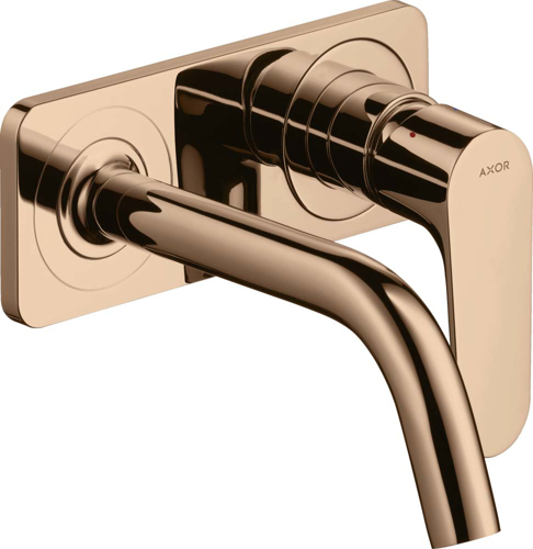 Slika od Citterio M Single lever basin mixer for concealed installation wall-mounted with spout 167 mm and plate
