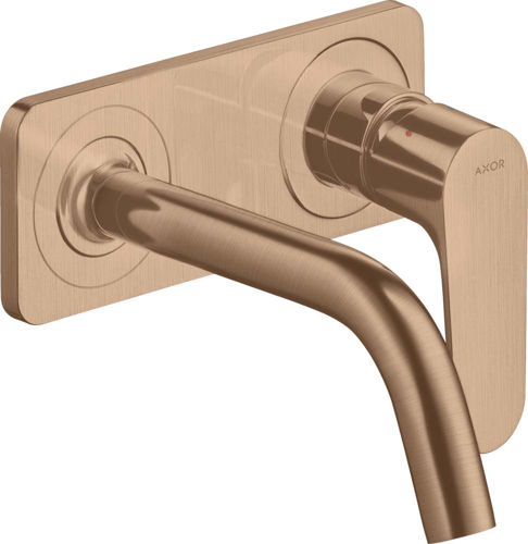 Slika od Citterio M Single lever basin mixer for concealed installation wall-mounted with spout 167 mm and plate