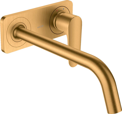 Slika od Citterio M Single lever basin mixer for concealed installation wall-mounted with spout 227 mm and plate