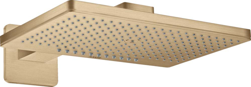 Slika od ShowerSolutions Overhead shower 460/300 2jet with shower arm and softsquare escutcheon