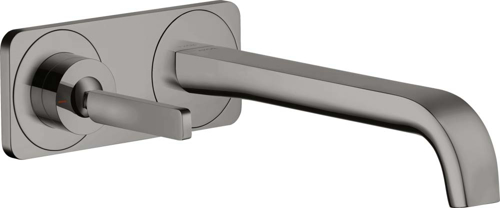Slika od Citterio E Single lever basin mixer for concealed installation wall-mounted with pin handle, spout 221 mm and plate