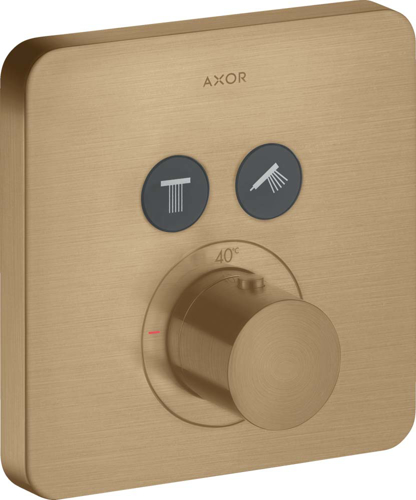 Slika od ShowerSolutions Thermostat for concealed installation softsquare for 2 functions