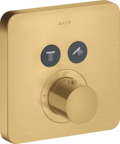 Slika od ShowerSolutions Thermostat for concealed installation softsquare for 2 functions