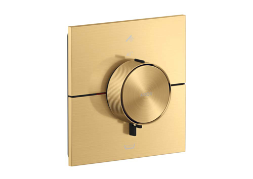 Slika od ShowerSelect ID Thermostat for concealed installation square for 2 functions with integrated security combination according to EN1717