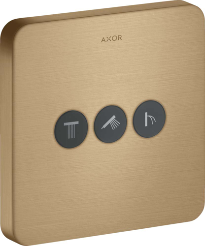 Slika od ShowerSelect Valve for concealed installation softsquare for 3 functions