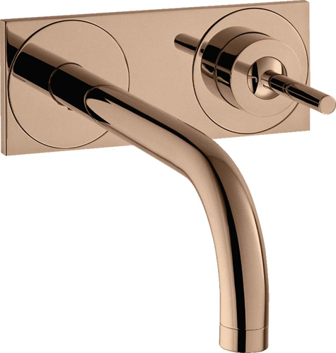 Slika od Uno Single lever basin mixer for concealed installation wall-mounted with spout 165 mm and plate