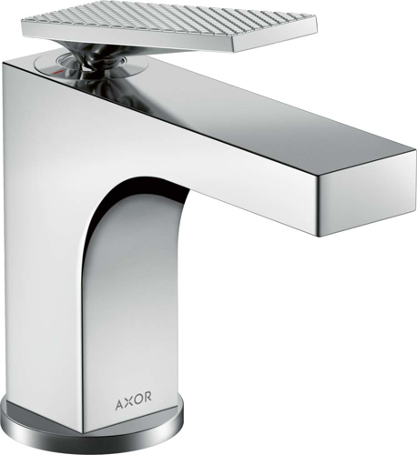 Slika od Citterio Single lever basin mixer 90 with lever handle for hand wash basins with pop-up waste set - rhombic cut