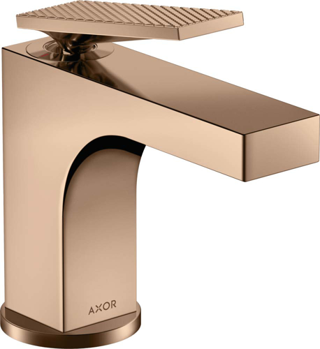 Slika od Citterio Single lever basin mixer 90 with lever handle for hand wash basins with pop-up waste set - rhombic cut