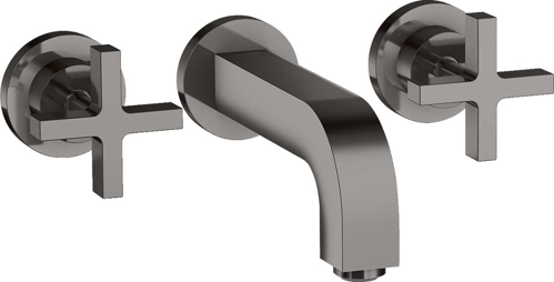 Slika od Citterio 3-hole basin mixer for concealed installation wall-mounted with spout 162 mm, cross handles and escutcheons