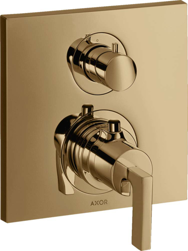 Slika od Citterio Thermostat for concealed installation with shut-off valve and lever handle