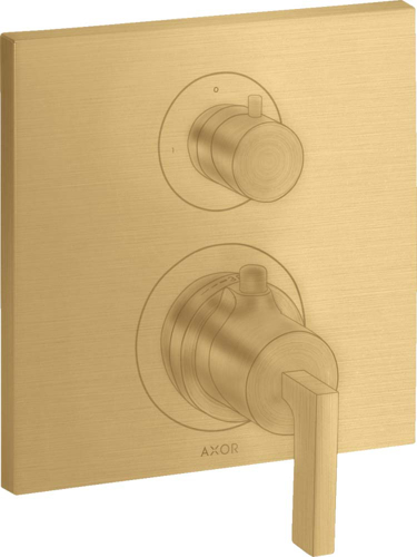 Slika od Citterio Thermostat for concealed installation with shut-off valve and lever handle