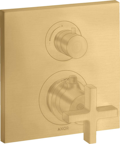 Slika od Citterio Thermostat for concealed installation with shut-off valve and cross handle